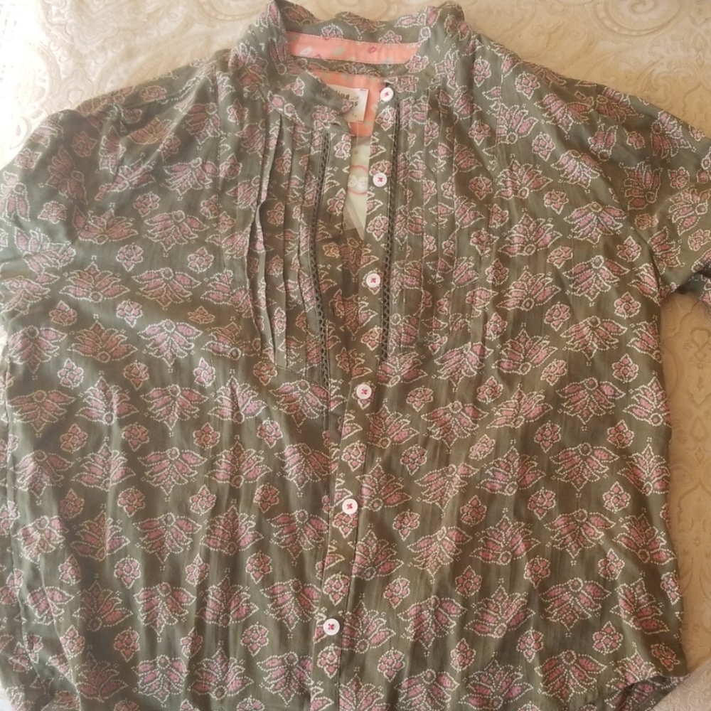 NWT Anthropologie Holding Horses blouse